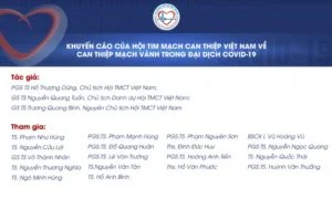 Khuyến cáo can thiệp mạch vành trong đại dịch COVID-19
