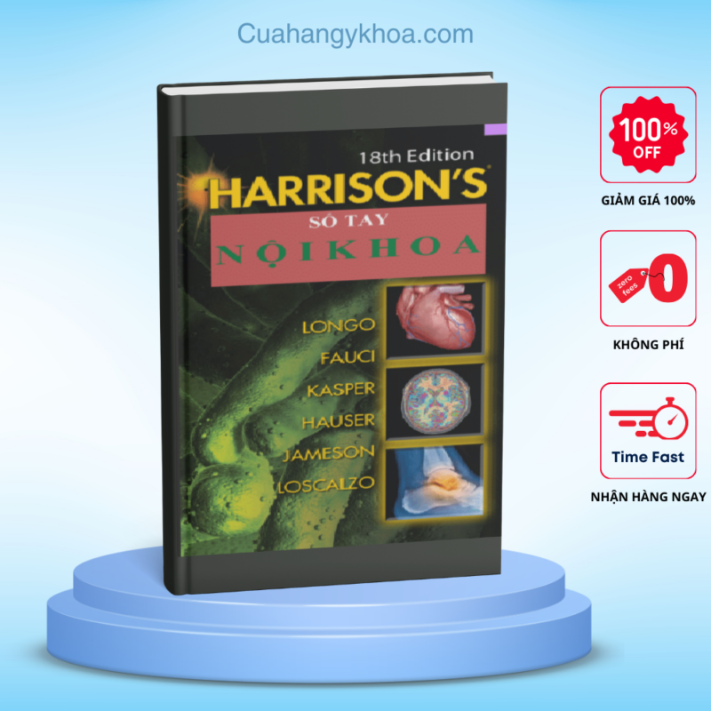 [Sách Dịch] Sổ Tay Nội Khoa Harrison Tiếng Việt 18th Edition