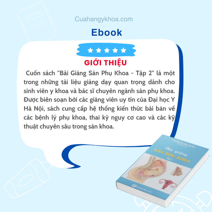 Cuốn sách "Bài Giảng Sản Phụ Khoa - Tập 2" là một trong những tài liệu giảng dạy quan trọng dành cho sinh viên y khoa và bác sĩ chuyên ngành sản phụ khoa. Được biên soạn bởi các giảng viên uy tín của Đại học Y Hà Nội, sách cung cấp hệ thống kiến thức bài bản về các bệnh lý phụ khoa, thai kỳ nguy cơ cao và các kỹ thuật chuyên sâu trong sản khoa.