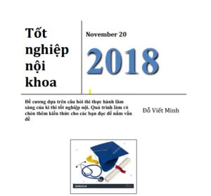 Bìa sách thi thực hành nội khoa Đỗ Viết Minh