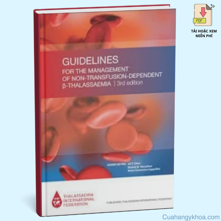 [PDF Sách Dịch] "Guidelines for the Clinical Management of Thalassemia"