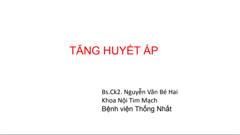 [PDF] TĂNG HUYẾT ÁP