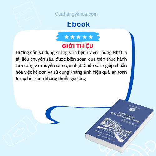 Hướng dẫn sử dụng thuốc kháng sinh bệnh viện Chợ Rẫy