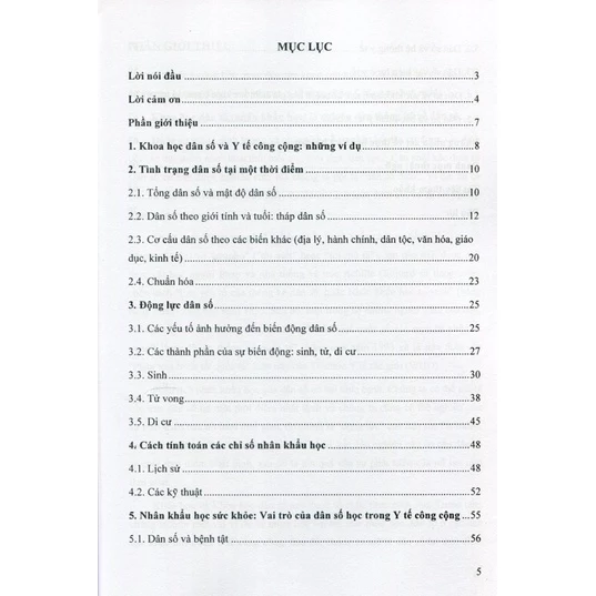 Khoa học dân số và y tế công cộng