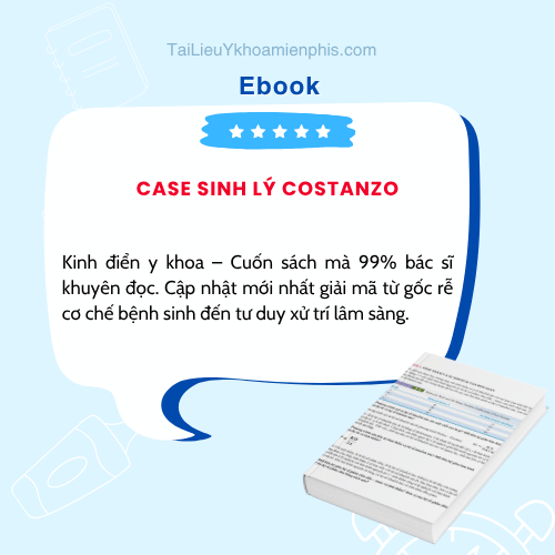 Tải Case sinh lý Costanzo pdf với các tình huống lâm sàng giúp hiểu sâu sinh lý học, nâng cao kỹ năng phân tích và ôn thi hiệu quả.
