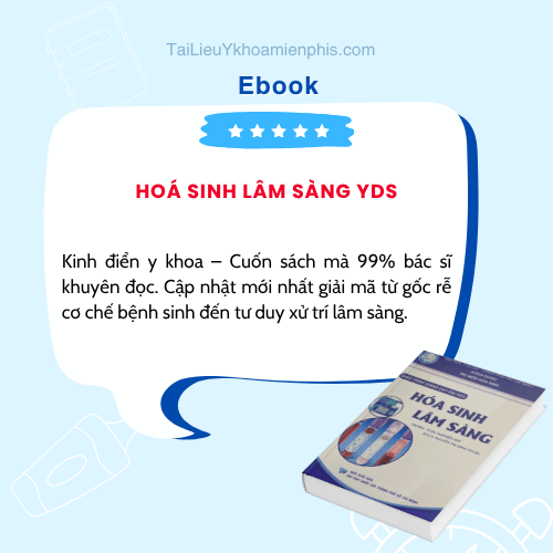 Tải Hóa sinh lâm sàng YDS pdf giúp sinh viên học hóa sinh ứng dụng trong thực hành lâm sàng.