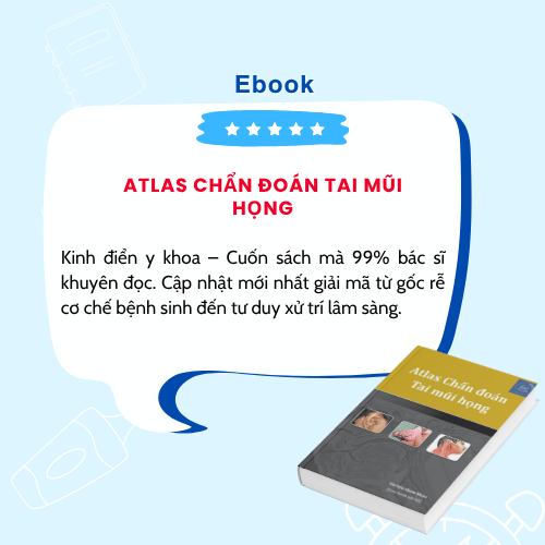 Hình ảnh giới thiệu sách ATLAS CHẨN ĐOÁN TAI MŨI HỌNG