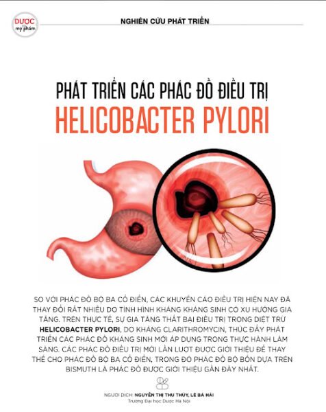Sơ đồ phát triển phác đồ điều trị Helicobacter pylori trong lâm sàng tiêu hóa