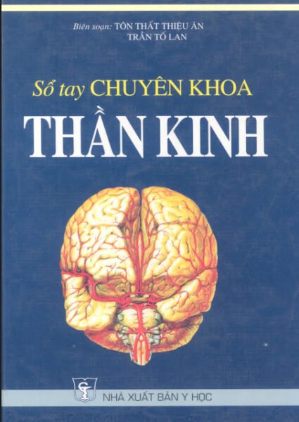 Bìa sách sổ tay thần kinh học tài liệu y khoa hữu ích