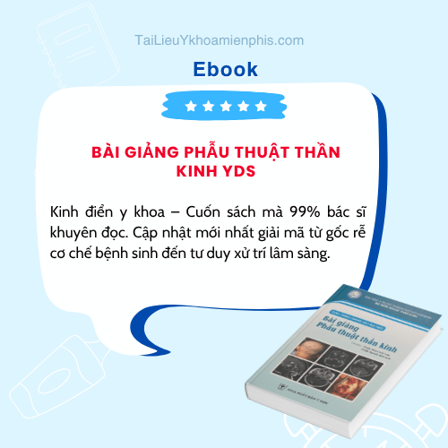 Hình ảnh giới thiệu sách BÀI GIẢNG PHẪU THUẬT THẦN KINH YDS