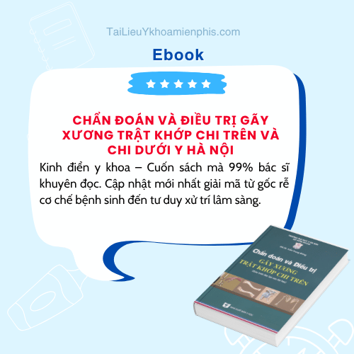 Hình ảnh giới thiệu sách CHẨN ĐOÁN VÀ ĐIỀU TRỊ GÃY XƯƠNG TRẬT KHỚP CHI TRÊN VÀ CHI DƯỚI Y HÀ NỘI