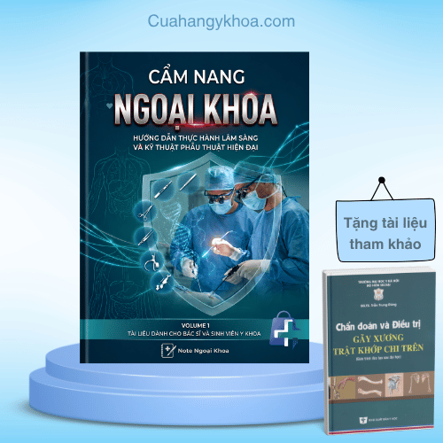 Bìa sách CHẨN ĐOÁN VÀ ĐIỀU TRỊ GÃY XƯƠNG TRẬT KHỚP CHI TRÊN VÀ CHI DƯỚI Y HÀ NỘI