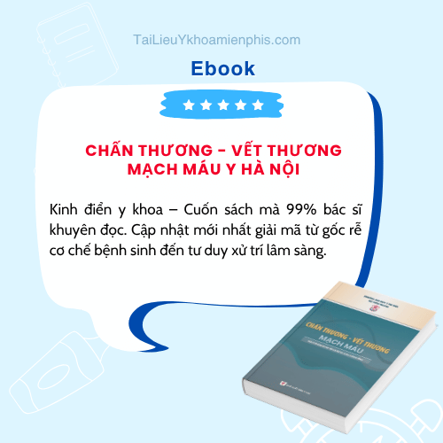 Hình ảnh giới thiệu sách CHẤN THƯƠNG - VẾT THƯƠNG MẠCH MÁU Y HÀ NỘI