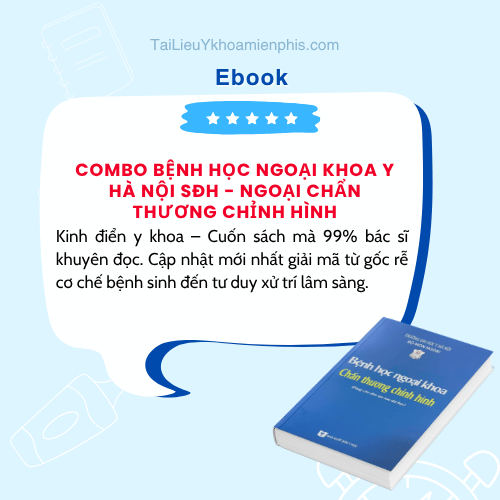 Hình ảnh giới thiệu sách COMBO BỆNH HỌC NGOẠI KHOA Y HÀ NỘI SĐH - NGOẠI CHẨN THƯƠNG CHỈNH HÌNH