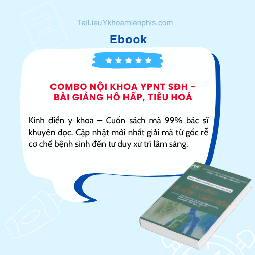 Hình ảnh giới thiệu sách COMBO NỘI KHOA YPNT SĐH - BÀI GIẢNG HÔ HẤP, TIÊU HOÁ