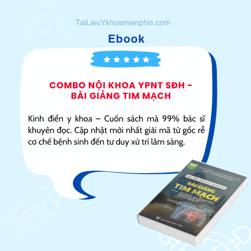Hình ảnh giới thiệu sách COMBO NỘI KHOA YPNT SĐH - BÀI GIẢNG TIM MẠCH