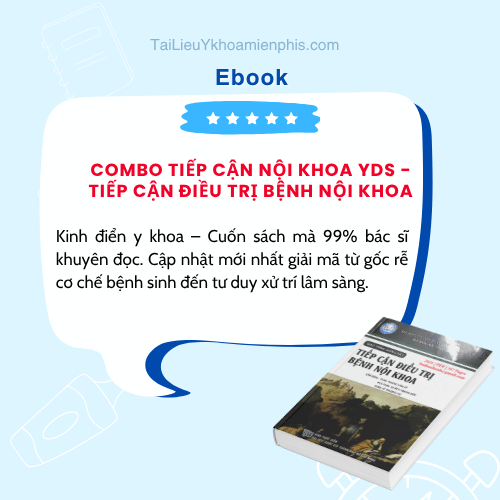 Hình ảnh giới thiệu sách COMBO TIẾP CẬN NỘI KHOA YDS - TIẾP CẬN ĐIỀU TRỊ BỆNH NỘI KHOA