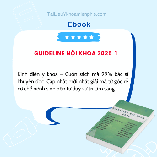 Hình ảnh giới thiệu sách GUIDELINE NỘI KHOA 2025