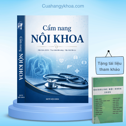 Bìa sách GUIDELINE NỘI KHOA 2025