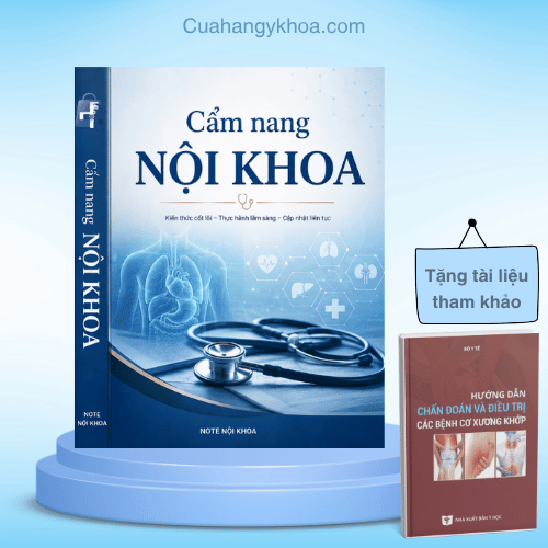 Bìa sách HƯỚNG DẪN CHẨN ĐOÁN VÀ ĐIỀU TRỊ CÁC BỆNH CƠ XƯƠNG KHỚP