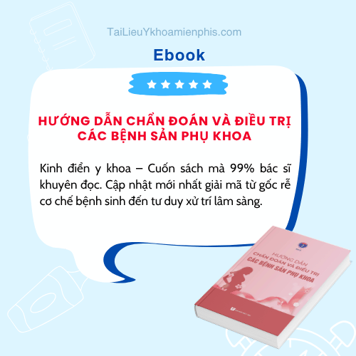 Hình ảnh giới thiệu sách HƯỚNG DẪN CHẨN ĐOÁN VÀ ĐIỀU TRỊ CÁC BỆNH SẢN PHỤ KHOA