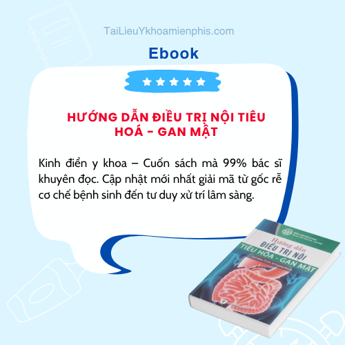 Hình ảnh giới thiệu sách HƯỚNG DẪN ĐIỀU TRỊ NỘI TIÊU HOÁ - GAN MẬT