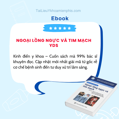 Hình ảnh giới thiệu sách NGOẠI LỒNG NGỰC VÀ TIM MẠCH YDS