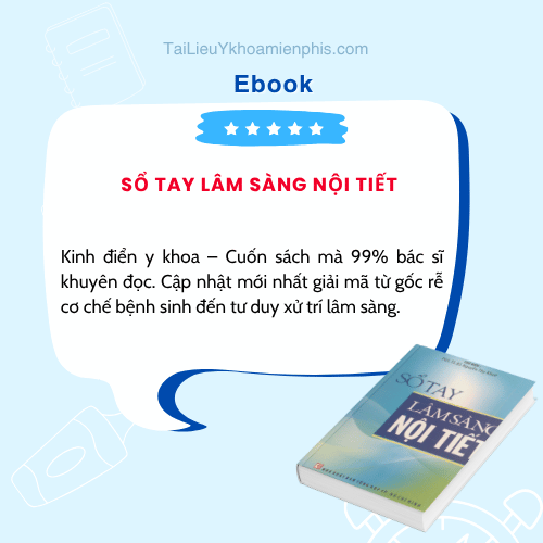 Hình ảnh giới thiệu sách SỔ TAY LÂM SÀNG NỘI TIẾT