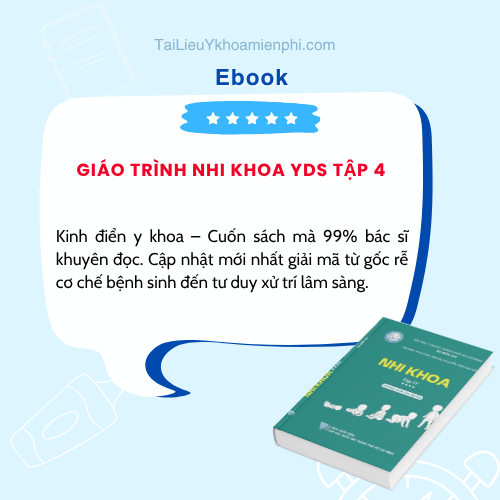 Hình ảnh giới thiệu sách GIÁO TRÌNH NHI KHOA YDS TẬP 4