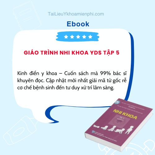 Hình ảnh giới thiệu sách GIÁO TRÌNH NHI KHOA YDS TẬP 5
