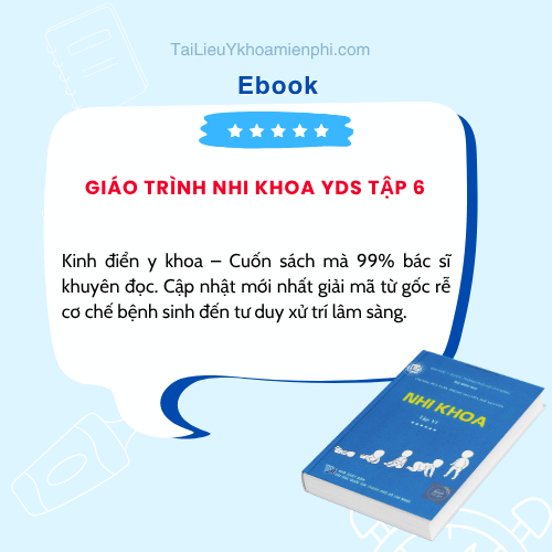 Hình ảnh giới thiệu sách GIÁO TRÌNH NHI KHOA YDS TẬP 6