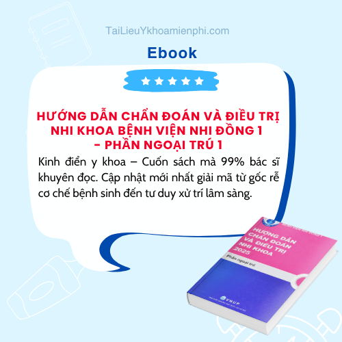 Hình ảnh giới thiệu sách HƯỚNG DẪN CHẨN ĐOÁN VÀ ĐIỀU TRỊ NHI KHOA BỆNH VIỆN NHI ĐỒNG 1 - PHẦN NGOẠI TRÚ