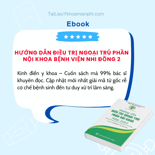 Hình ảnh giới thiệu sách HƯỚNG DẪN ĐIỀU TRỊ NGOẠI TRÚ PHẦN NỘI KHOA BỆNH VIỆN NHI ĐỒNG 2