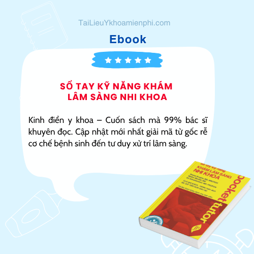 Hình ảnh giới thiệu sách SỔ TAY KỸ NĂNG KHÁM LÂM SÀNG NHI KHOA